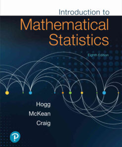 Introduction to Mathematical Statistics, 8th Edition eBook