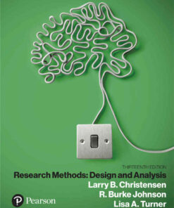 Research Methods, Design, and Analysis, 13th Edition eBook