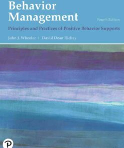 Behavior Management: Principles and Practices of Positive Behavior Supports, 4th Edition eBook