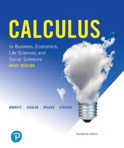 Calculus for Business, Economics, Life Sciences, and Social Sciences, Brief 14th Edition eBook