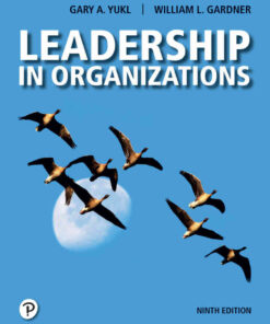 Leadership in Organizations, 9th Edition eBook