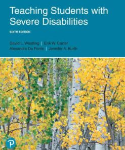 Teaching Students with Severe Disabilities, 6th Edition eBook