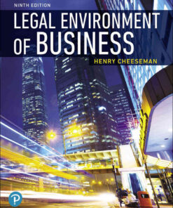 Legal Environment of Business, 9th Edition eBook