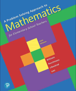 A Problem Solving Approach to Mathematics for Elementary School Teachers, 13th Edition eBook