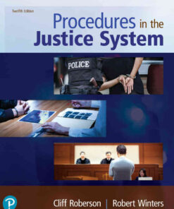 Procedures in the Justice System, 12th Edition eBook