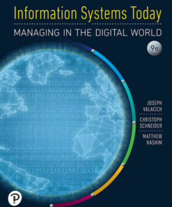 Information Systems Today: Managing in the Digital World, 9th Edition eBook