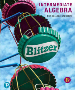 Intermediate Algebra for College Students, 8th Edition eBook
