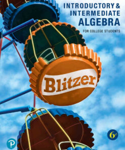 Introductory and Intermediate Algebra for College Students, 6th Edition eBook