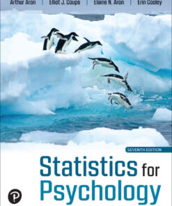 Statistics for Psychology, 7th Edition eBook
