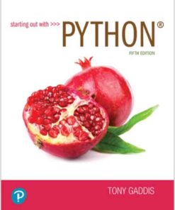 Starting Out with Python, 5th Edition eBook