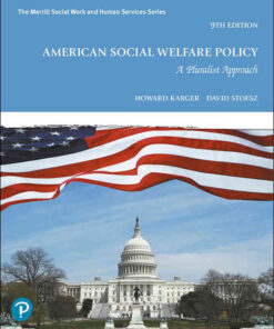 American Social Welfare Policy: A Pluralist Approach, 9th Edition eBook