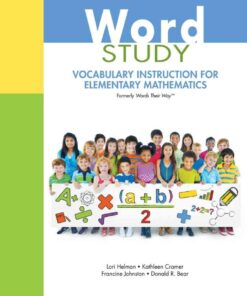 Word Study: Vocabulary Instruction for Elementary Mathematics (formerly Words Their Way™), 1st Edition eBook