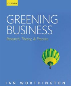Greening Business: Research, Theory, and Practice eBook