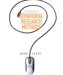 Introduction to Behavioral Research Methods, 6th Edition eBook