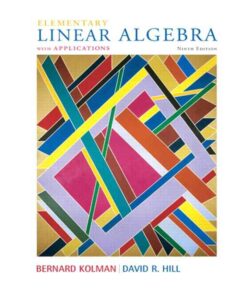 Elementary Linear Algebra with Applications, 9th Edition eBook