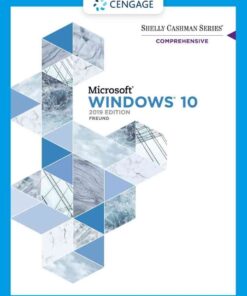 Shelly Cashman Series Microsoft / Windows 10 Comprehensive 2019, 1st Edition eBook