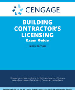 Cengage Building Contractor's Licensing Exam Guide: Based on the 2021 IRC & IBC, 6th Edition eBook