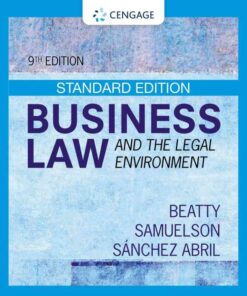 Business Law and the Legal Environment, Standard Edition 9th Edition eBook