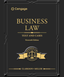 Business Law: Text and Cases, 16th Edition eBook