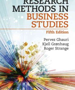 Research Methods in Business Studies, 5th Edition eBook