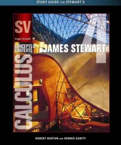 Study Guide, Single Variable Calculus: Concepts and Contexts, Enhanced 4th Edition eBook