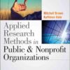 Applied Research Methods in Public and Nonprofit Organizations, 1st Edition eBook