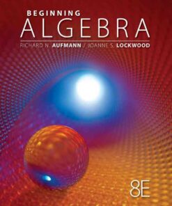 Beginning Algebra, 8th Edition eBook