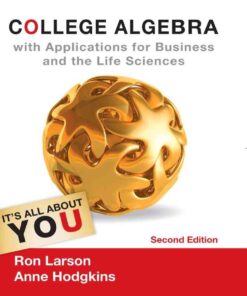 College Algebra with Applications for Business and Life Sciences, 2nd Edition eBook