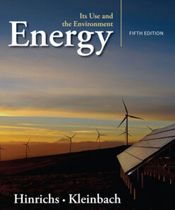 Energy: Its Use and the Environment, 5th Edition eBook