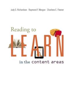 Reading to Learn in the Content Areas, 8th Edition eBook