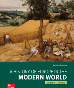 A History of Europe in the Modern World, Volume 1, 12th Edition eBook