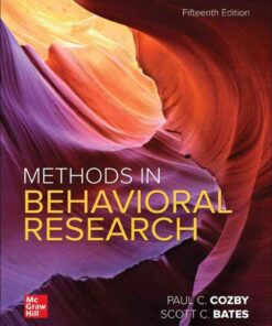 Methods in Behavioral Research, 15th Edition eBook