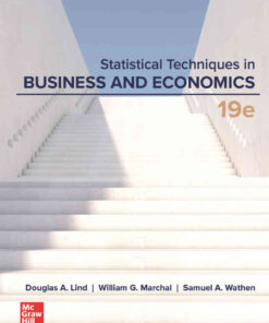 Statistical Techniques in Business and Economics, 19th Edition eBook
