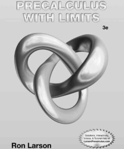 Student Study and Solutions Manual for Larson's Precalculus with Limits, 3rd Edition eBook