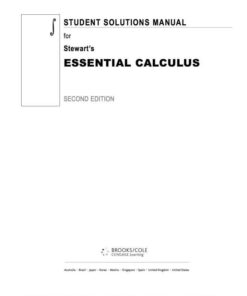 Student Solutions Manual for Stewart's Essential Calculus, 2nd Edition eBook