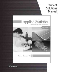 Student Solutions Manual for Devore/Farnum/Doi's Applied Statistics for Engineers and Scientists, 3rd Edition eBook