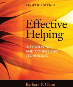 Effective Helping: Interviewing and Counseling Techniques, 8th Edition eBook