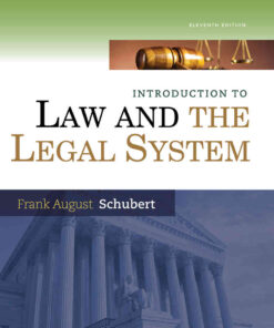 Introduction to Law and the Legal System, 11th Edition eBook