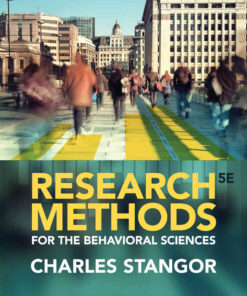Research Methods for the Behavioral Sciences, 5th Edition eBook