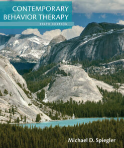 Contemporary Behavior Therapy, 6th Edition eBook
