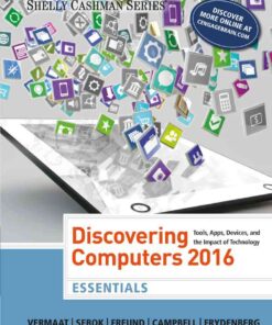 Discovering Computers, Essentials ©2016, 1st Edition eBook