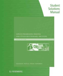 Student Solutions Manual for Kleinbaum's Applied Regression Analysis and Other Multivariable Methods, 5th Edition eBook