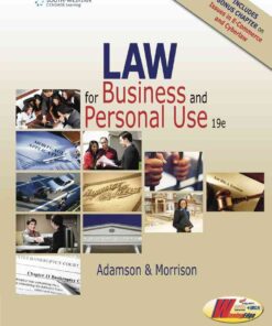 Law for Business and Personal Use, Copyright Update, Student 19th Edition eBook