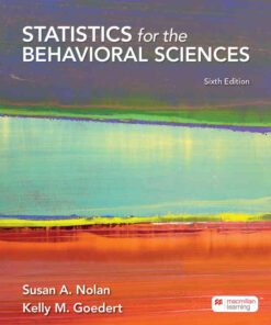 Statistics for the Behavioral Sciences, 6th Edition eBook