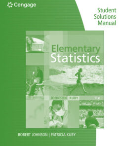 Student Solutions Manual for Johnson/Kuby's Elementary Statistics, 11th Edition eBook