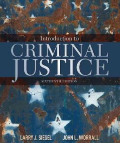Introduction to Criminal Justice, 16th Edition eBook