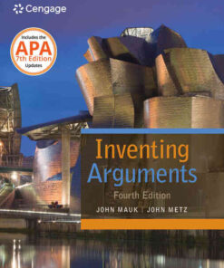 Inventing Arguments, 2016 MLA Update, 4th Edition eBook