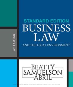 Business Law and the Legal Environment, Standard Edition 8th Edition eBook