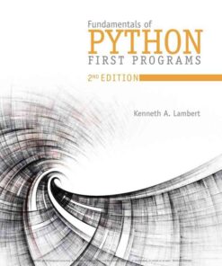 Fundamentals of Python: First Programs, 2nd Edition eBook