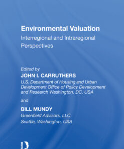 Environmental Valuation: Interregional and Intraregional Perspectives eBook